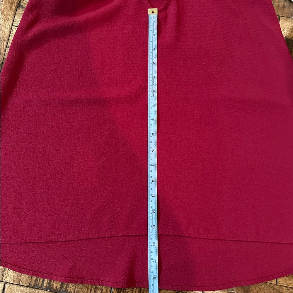 Adrienne Top Size: Small Color:Maroon - Picture 10 of 10